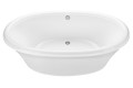 Oval Freestanding Bath with Rolled Rim