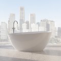 Walker with Freestanding Tub Filler on Low Corner