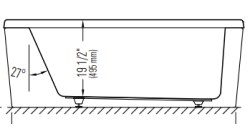 Shorter Legs for Standard Installation, Quick Connect Option