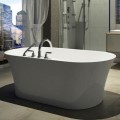 Oval Freestanding Bath with Curving Sides, Faucet Deck