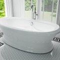 Oval Freestanding Pedestal Bath