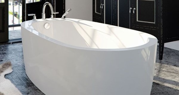 Freestanding tub store with feet