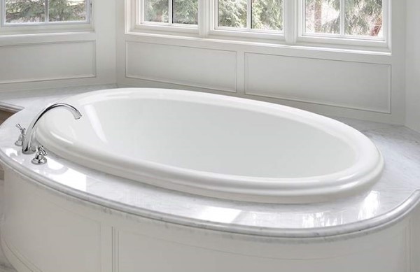 6 Foot Oval Drop-in Tub