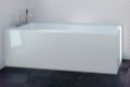 Corner Tub with Skirt on Back Side