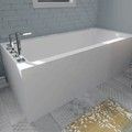 Flory De Colt Rectangle Bathtub with Two Sided Skirt