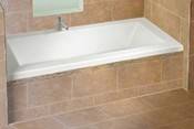 Flory De Colt Alcove - No Skirt Drop-in surrounded by 3 Tiled Walls
