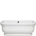 Rectangle Tub with Pedestal Base, Center Drain