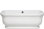 Freestanding Tub with Curving Sides