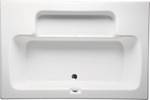 Bahia Rectangle Bath with Center Drain and Seat