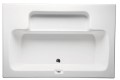 Bahia Rectangle Bathtub with Seat, Center Side Drain