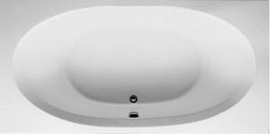 Bel Air Rectangle Bath with Oval Bathing Well, Center Drain