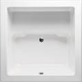 Square Soaking Bath with Seat