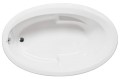 Catalina II Oval Bath with End Drain, Neck Rest & Armrests