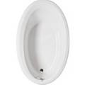 Oval 66 x 42 Tub, End Drain, Neck Rest