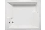 Large Rectangle Bathtub with 2 Bathing Areas