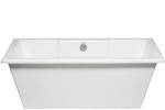 Rectangle Floor Standing Tub with Center Drain