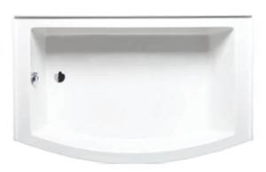 Mezzaluna Top Tub View Showing Curving Front Skirt