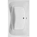 Rectangle Tub, Center Drain, Figure 8 Bathing Area, Armrests