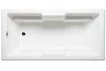 Rectangle Tub with Armrests and End Drain