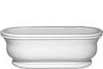 Sirena Freestanding Center Drain Soaking Tub