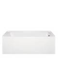 Modern Alcove Bath, Flat Front Skirt