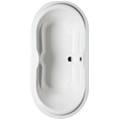 Undine 6644 Oval Bathtub with Armrests and Center Drain