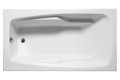 Rectangle Bathtub with Sculpted Armrests, Rounded Interior Corners, End Drain