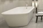 Oval 60 x 32 Tub, Freestanding, End Drain