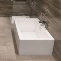 Rectangle Freestanding Tub with Straight Sides