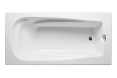 Rectangle Tub, Oval Bathing Area, End Drain, Armrests