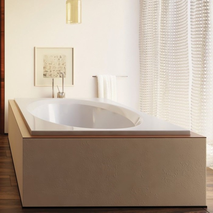 Bel Air 8442 Large Rectangle Bath with Oval Interior