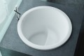 Beverly 4242 Round Drop-in Soaker Tub with Seat