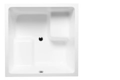 Square Soaking Bath with 2 Japanese Style Seats