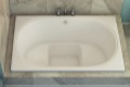 Beverly 6040 Drop-in Soaker Tub Installed in a Corner as a Drop-in