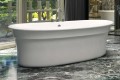 Bliss Installed with a Deck Mounted Roman Tub Faucet