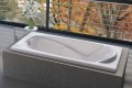 Crillon Drop-in Soaking Bathtub Installed in Freestanding Surroound
