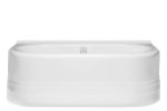 Freestanding Against the Wall Tub, 3 Sided Curving Skirt