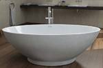 Oval Freestanding Tub with Base