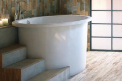 Round Japanese Freestanding 42 x 42 Tub