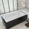 Madison Installed as a Drop-in Soaking Tub in a Freestanding Surround