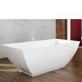 Rectangle Soaking Tub with Curving Sides