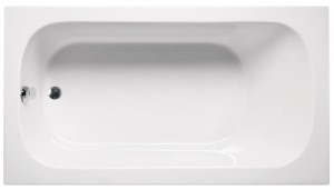 Top View, End Drain & Rounded Interior Corners