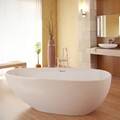 Oval Tub with Reclining Back