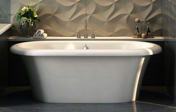 Odesa Freestanding Oval Bath with Rolled Rim