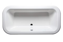 Rectangle Tub with Rounded Corners, Center Side Drain