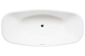 Top View, Rounded Corners, Thin Rim, Center Drain