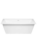 Front View, Angled Sides, Flat Boxy Rim