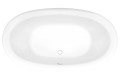 Delilah Top View, Oval Bathing Well, Center Drain, 2 Backrests