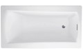 Rectangle Tub with End Drain, Curving Neck Rest, Linear Option