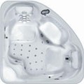 Corner Whirlpool and Air Bath with Seats, Pillows
